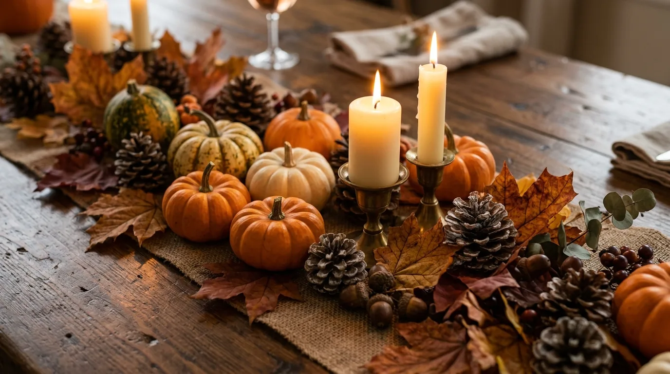 Blend seasonal styling with everyday decor inspiration for an indoor fall home.
